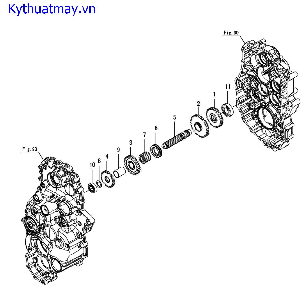 Trục truyền động di chuyển 3